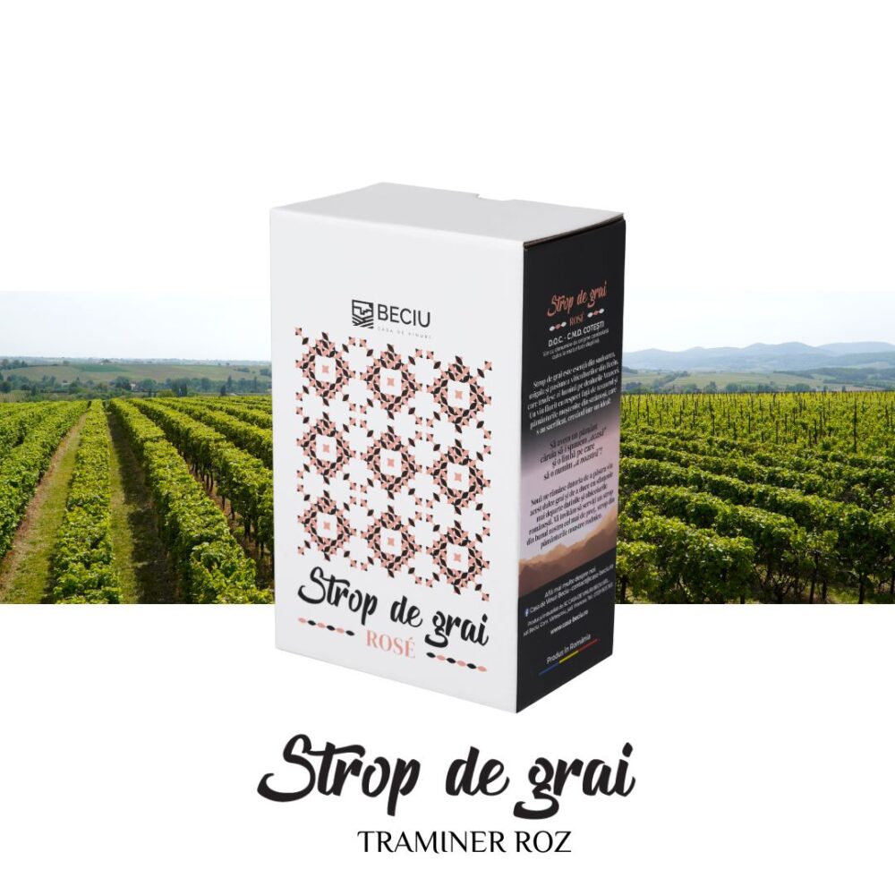 Strop de Grai Rose | Traminer Roz | DEMISEC | BIB 2l Vin Rose Demisec 2026-04-21