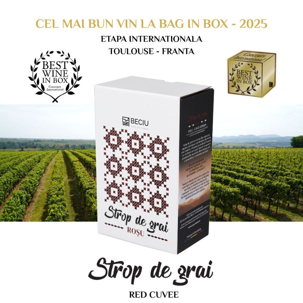 Strop de Grai | Red Cuve | SEC | BIB 2l Vin Rosu Sec 2026-08-09 Strop de Grai | Red Cuve | SEC | BIB 2l Vin Rosu Sec 2026-08-09