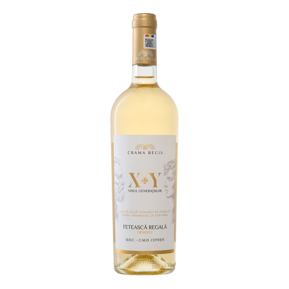 VIN X+Y, Feteasca Regala, Demisec, 0.75l Vin Alb Demisec 2024-10-22