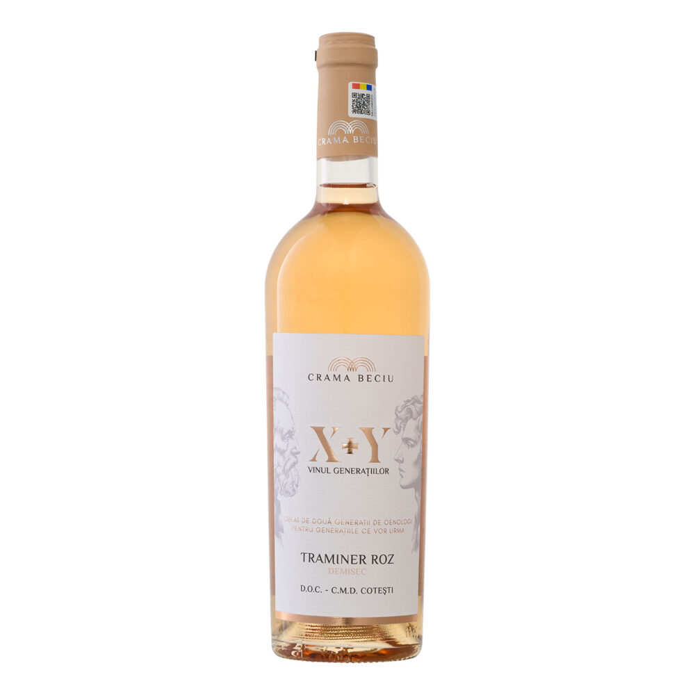 Vin X+Y, Traminer Roz, Demisec, 0.75l Vin Rose Demisec 2024-10-22