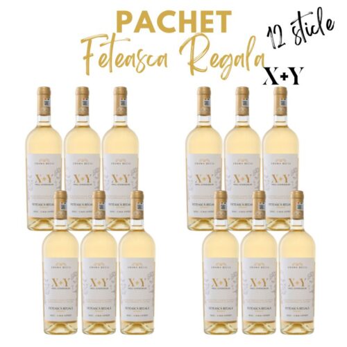 Pachet X+Y Feteasca Regala (12 x 0.75l) Vin Alb Demisec 2025-03-15