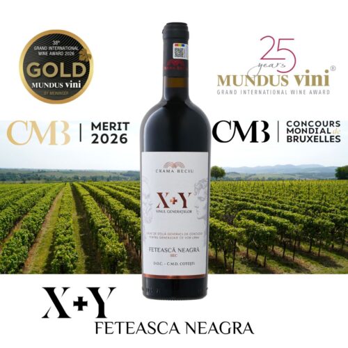 X+Y | Feteasca Neagra | SEC | 0.75l Vin Rosu Sec 2026-07-14 2