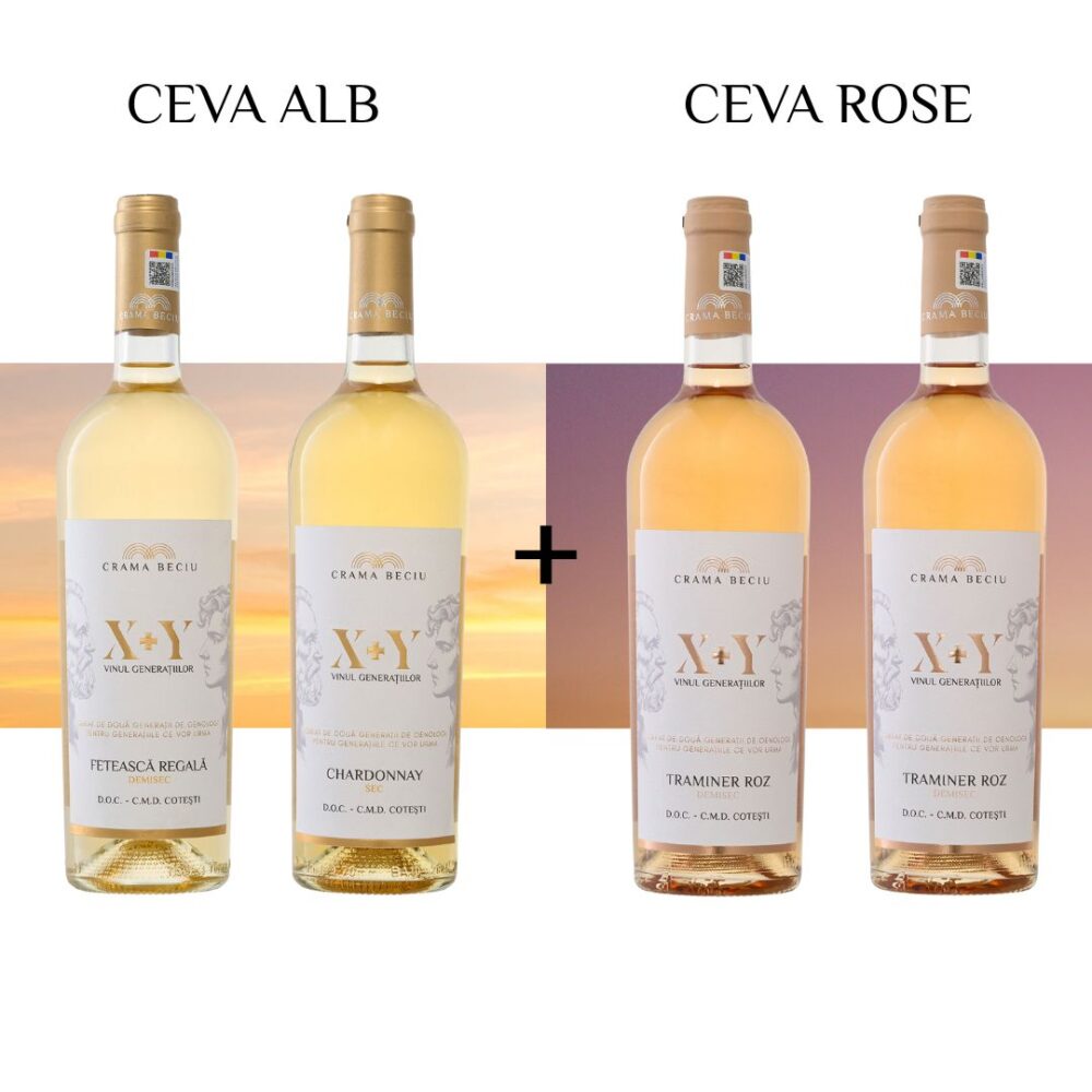 Ceva Alb | Ceva Rose (4 x 0.75l) Vin Alb Demisec 2026-04-21